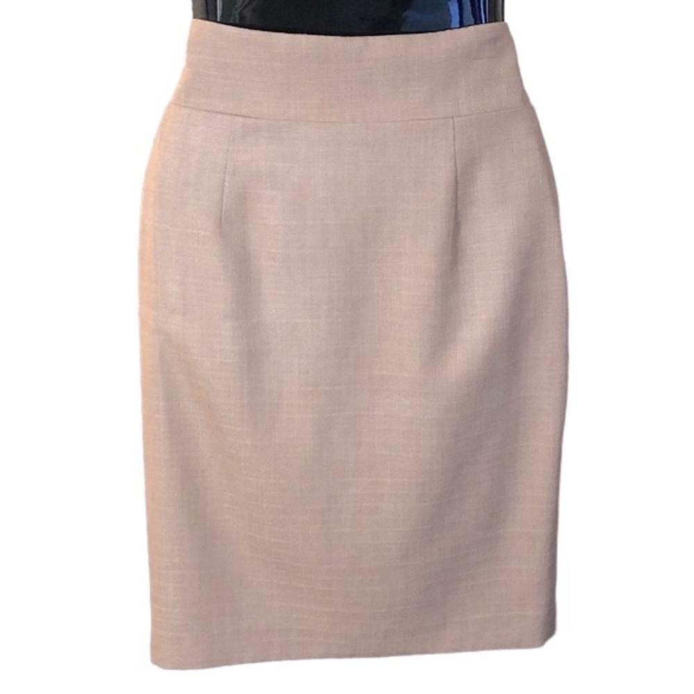 Antonio Melani Pencil Skirt Blush Light Rose Pink Fitted Tweed Mini Midi​​​​